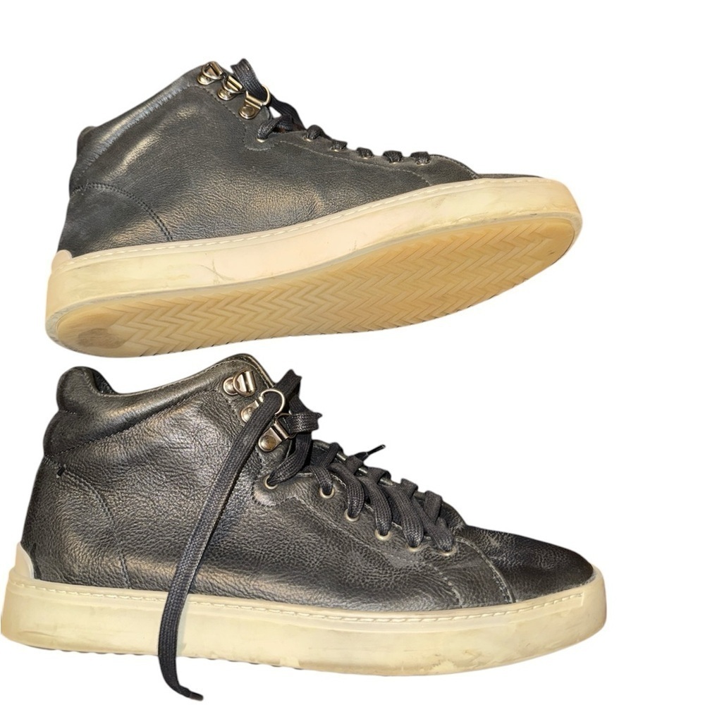 Rag & Bone Black Leather Sneakers - Picture 5 of 7